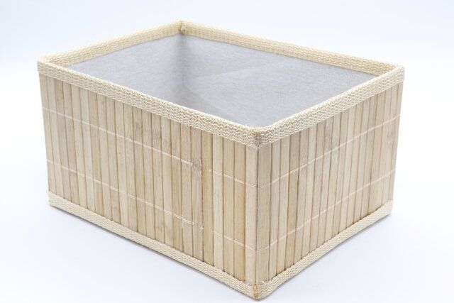 ダイソーのバンブーストレージボックスはプチプラでお洒落
