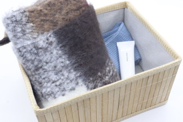 ダイソーのバンブーストレージボックスは見た目がお洒落で景観を損なわずに使える