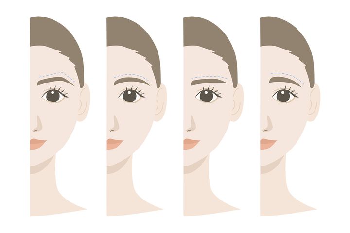 2023年に流行った眉毛のトレンドは、“少し細めのアーチ眉”