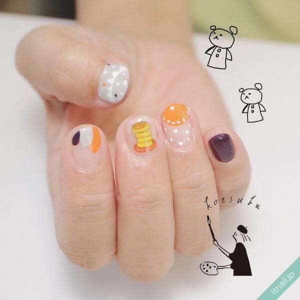 小粒nailが投稿したネイルデザイン [photoid:I0075454] via Itnail Design (724617)