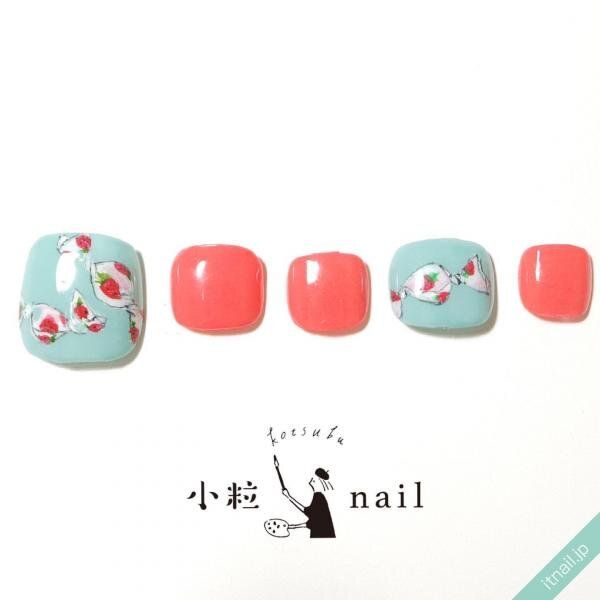 小粒nailが投稿したネイルデザイン [photoid:I0087078] via Itnail Design (724627)