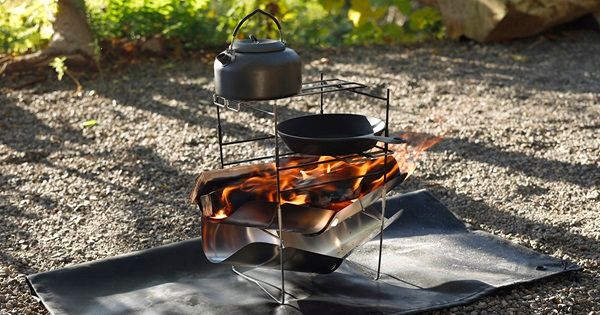 「わずか1.1㎏」コンパクトで機能性バツグンな焚き火台が優秀すぎた…！