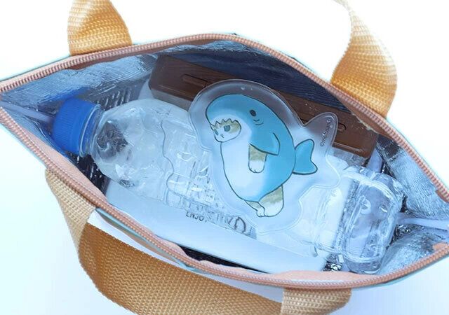 mofusand［モフサンド］サメにゃん 保冷ランチトートバッグ＆保冷剤使ってみた