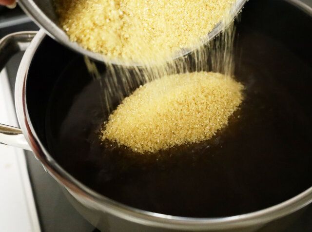 ぜんざい レシピ 小豆を炊く