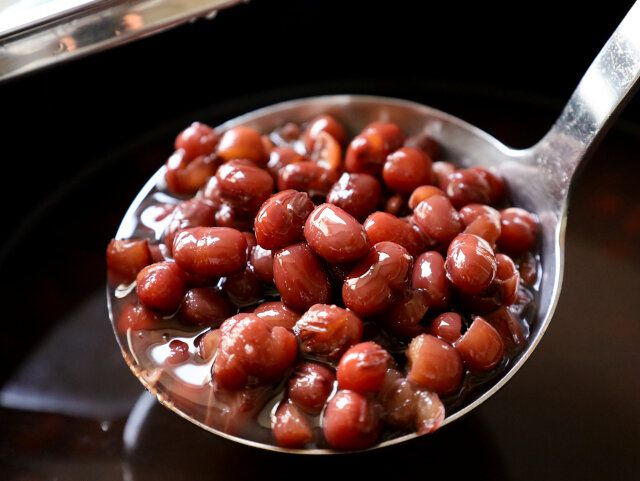 ぜんざい レシピ 小豆を炊く