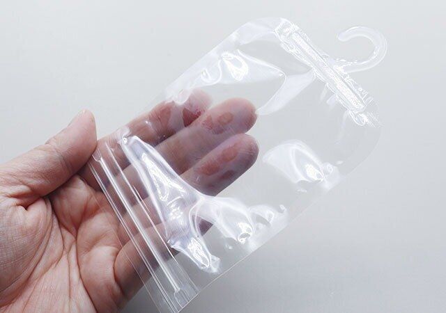 セリアのぬい服収納ジップ袋 5P 小