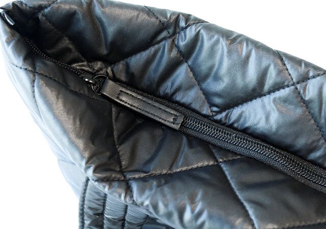 宝島社のスケープオブグリーンのキルティングショルダーバッグは天ファスナー付き