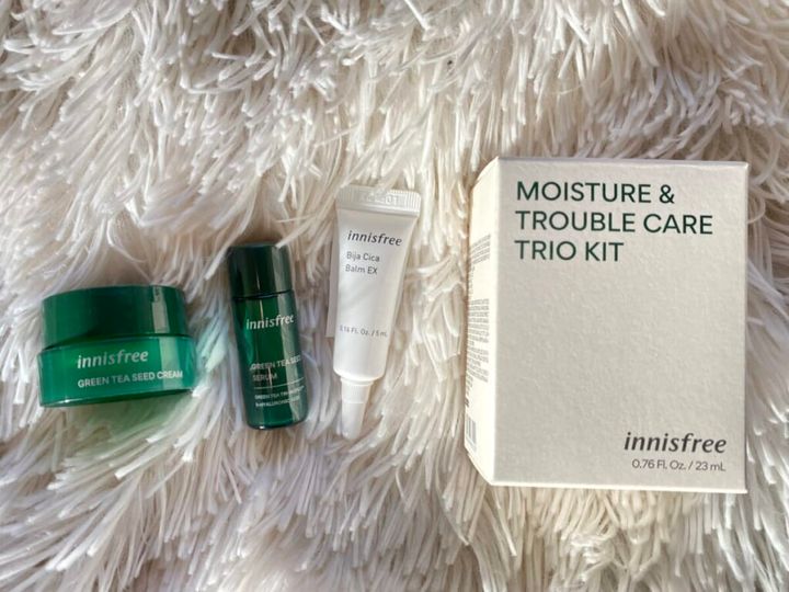 韓国コスメおすすめスキンケア「イニスフリー」グリーンティー アンド ビジャキット