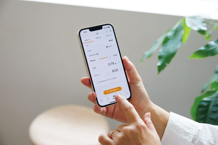 〈パナソニック〉の自動計量IH炊飯器のアプリ「キッチンポケット」