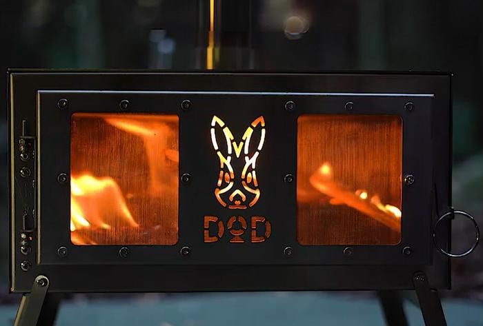 DODの薪ストーブ「シースルーまきちゃん」