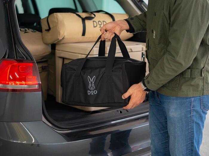 DODの薪ストーブを収納してあるところ