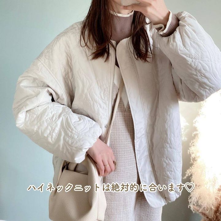 ハナキルトナカワタコートナガ（しまむら）