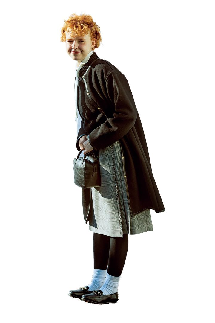 黒のトラッドスタイルは都会的なコーデに【本日のFUDGE GIRL-1月8日】