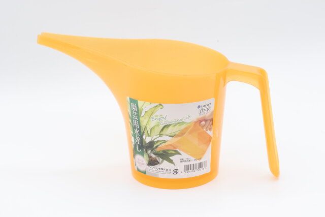 セリアの園芸用水差し オレンジの商品情報