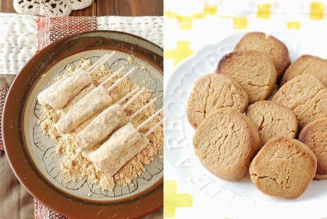 きな粉棒 きな粉クッキー レシピ 完成 