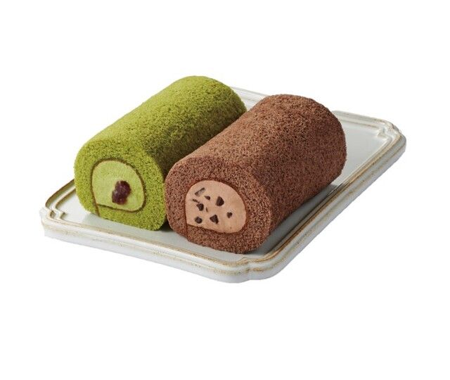 節分 ほどけるくちどけロールケーキ（抹茶＆チョコ）2本入