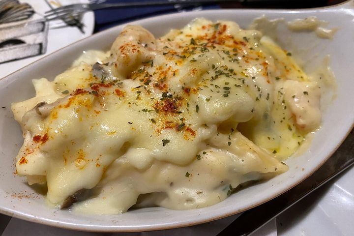 海老とポテトのグラタン