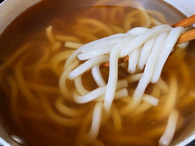 業務スーパー 冷凍讃岐うどん 調理例