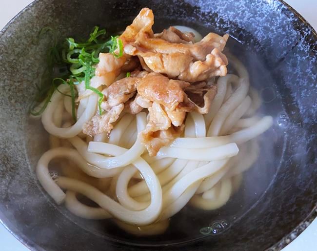 業務スーパー 冷凍讃岐うどん 調理例