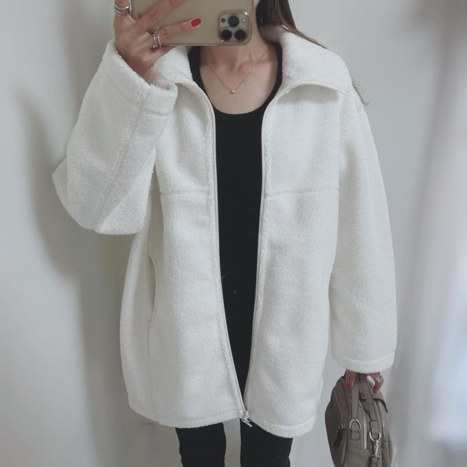 GUの「ウィンドプルーフボアジャケット」