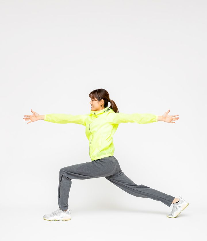 冬のラウンド前にすると体が温まる！ ティーイングエリアで超簡単にできるヨガ