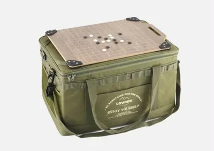 LOVORKのバッグの天板碁盤イメージ