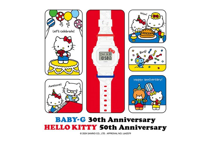 【祝】キティちゃん50歳「BABY-G」とコラボ