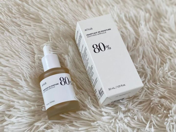 韓国スキンケアAnua「ドクダミ80％水分鎮静アンプル美容液 30ml 」