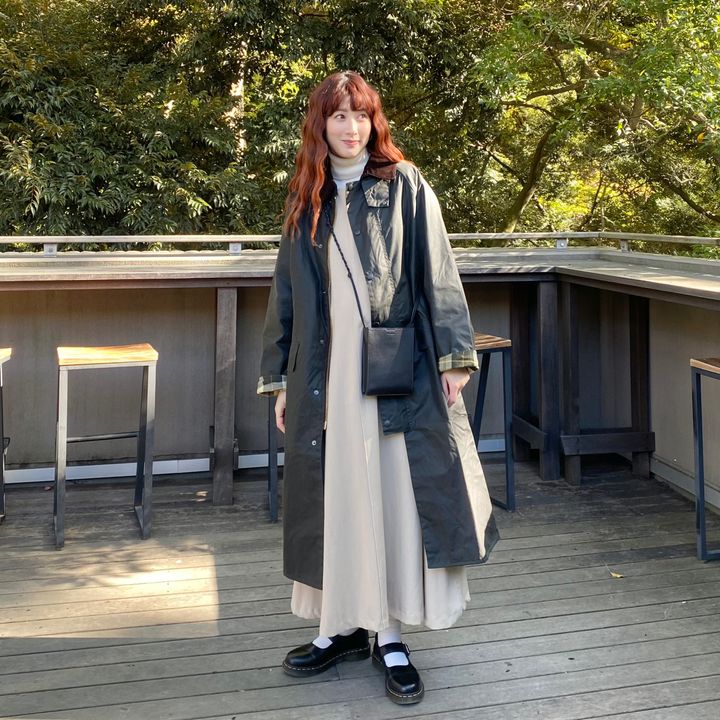 この冬のロングコートとワンピース。【FUDGENA：ハヤシアンナの”微糖カジュアル”のススメ vol.41】