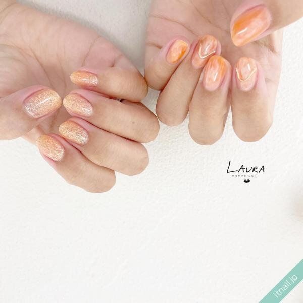 LAURA POMPONNEEが投稿したネイルデザイン [photoid:I0103806] via Itnail Design (725574)