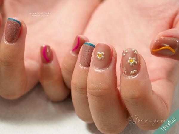 ねいる屋〜SANZOU〜が投稿したネイルデザイン [photoid:I0129389] via Itnail Design (724808)