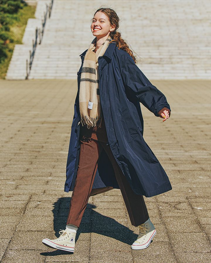 《コンバース》は真冬でも大活躍！人気マフラーとのコーデ【本日のFUDGE GIRL-1月11日】