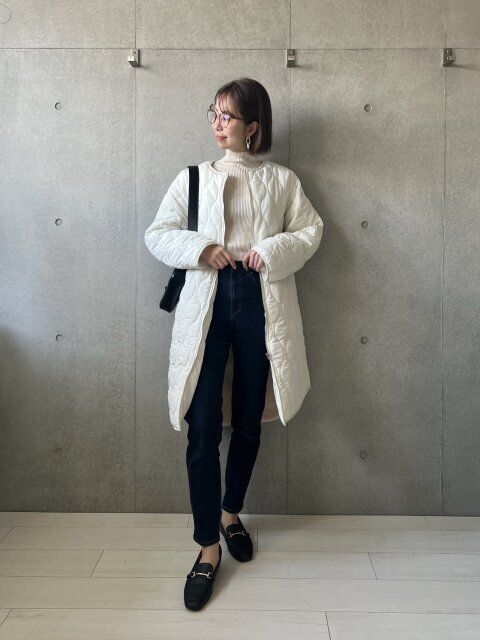 レディースロングコート冬コーデ