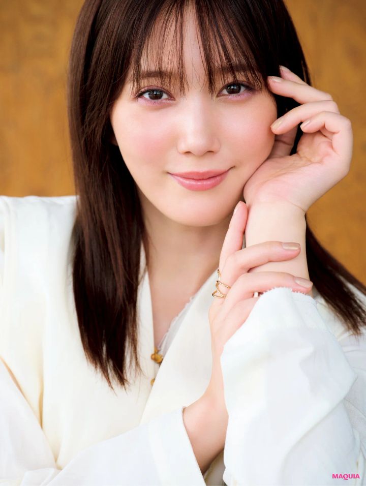 本田 翼さんの春メイク。初めましての好感度を上げるなら、青みピンクのワントーンで！_4