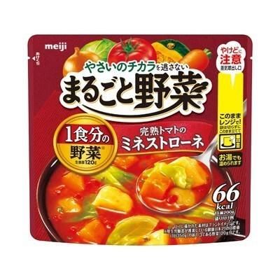 明治「まるごと野菜 完熟トマトのミネストローネ」