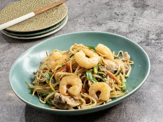 豆腐干 焼きビーフン レシピ 完成