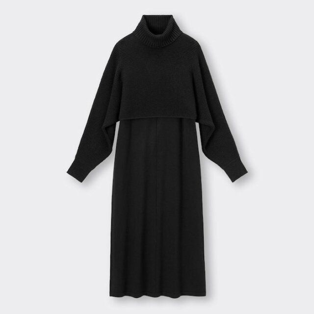 GUの黒ワンピース