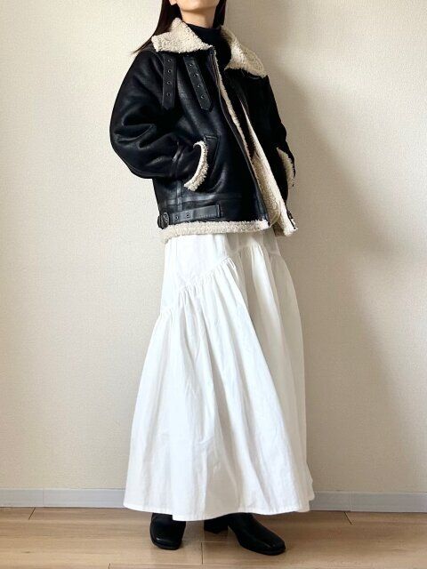 ヒートテックシームレスリブタートルネックtのおすすめコーデ