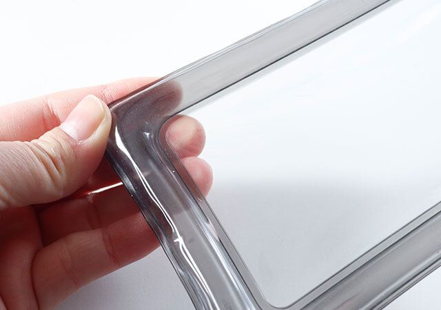 セリアのスマホ防水ケースのエアバッグ部分