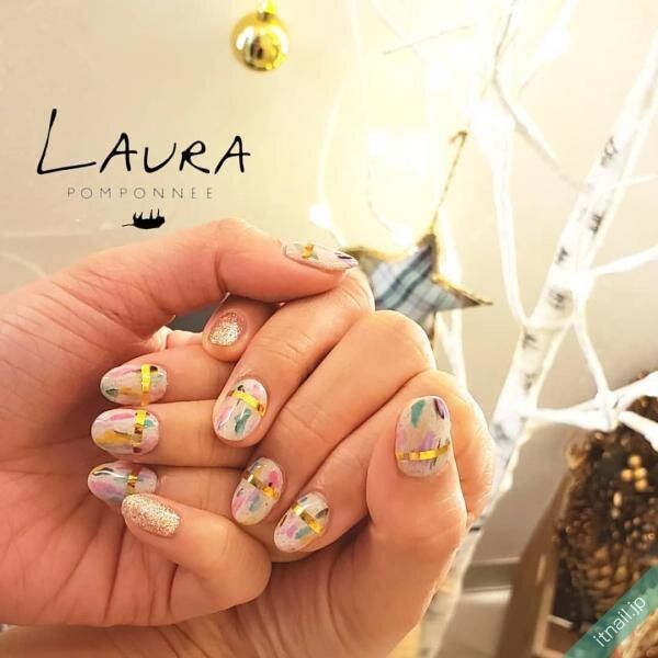 LAURA POMPONNEEが投稿したネイルデザイン [photoid:I0078800] via Itnail Design (727021)