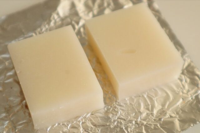 甘酒ココアおしるこ レシピ 餅を切る