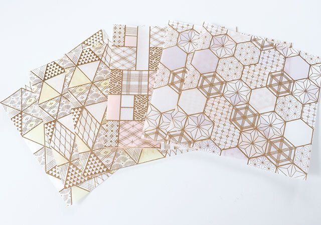 トレーシング素材の美しいデザインペーパー