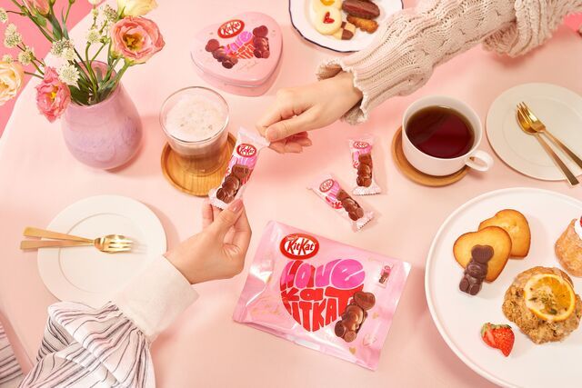 クマ型キットカットでほっとひと息