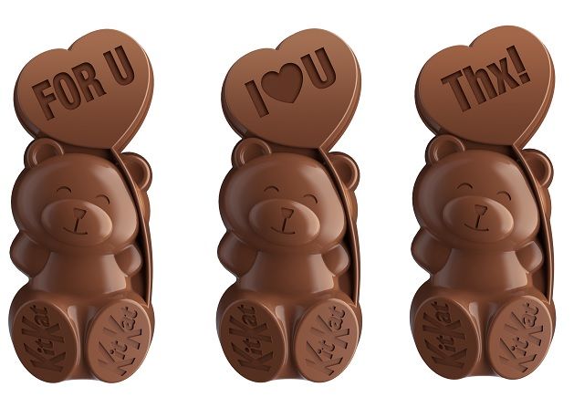 “FOR U”, ”I♡U”, “Thx！”3種類のメッセージがデザイン