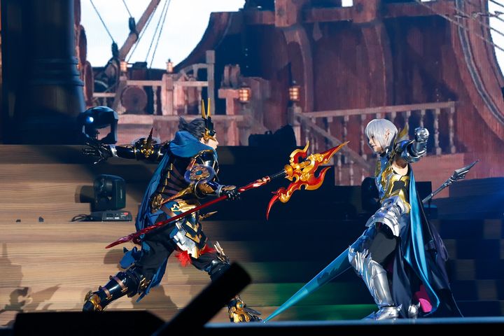 ナタク（写真左）かっこよすぎ……！ 推しが三次元で動くってすごすぎです！