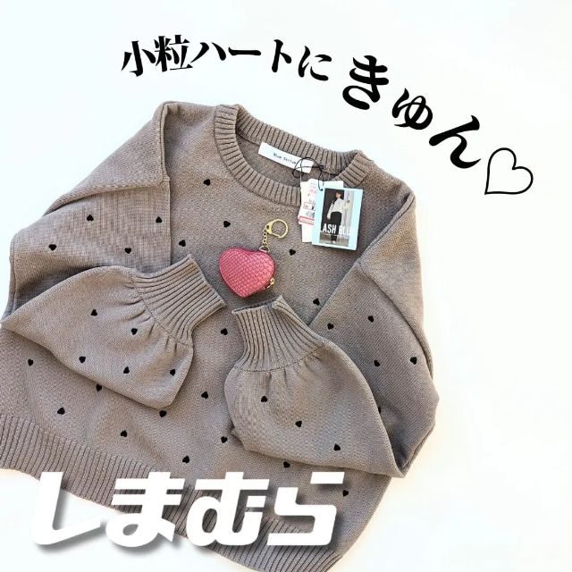 ブラウンのエアポリハートシシュPOナカ