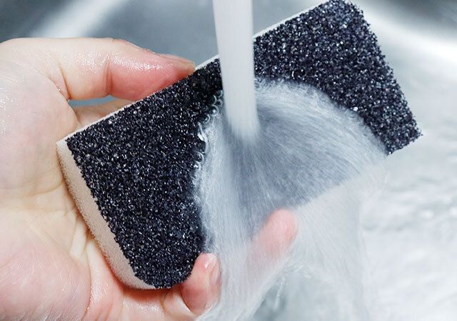 油汚れがつきにくいスポンジ