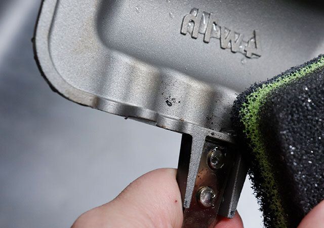 調理器具のガンコ汚れを落とす100均スポンジ