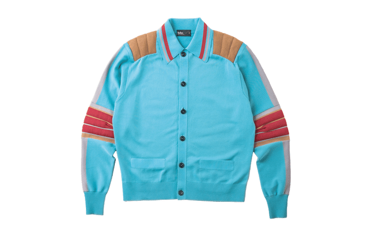 〈カラー〉のカーディガン