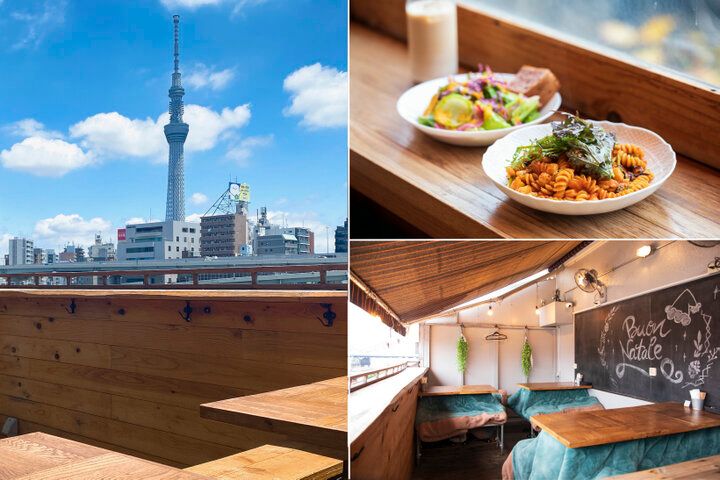 スカイツリーと隅田川を一望できるレストランでヘルシーなランチ♪／蔵前「Inf 隅田川イタリアン」